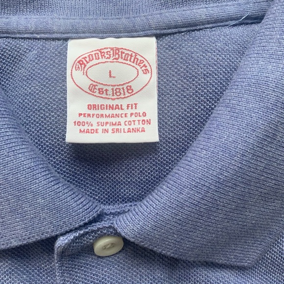 Brooks Brothers Original Fit Performance Polo size L - Picture 2 of 4